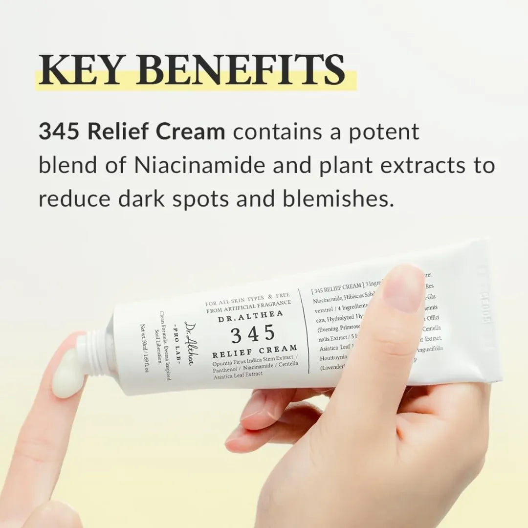 Dr. Althea 345 Relief Cream – Soothing & Barrier Repair Moisturizer (50ml)